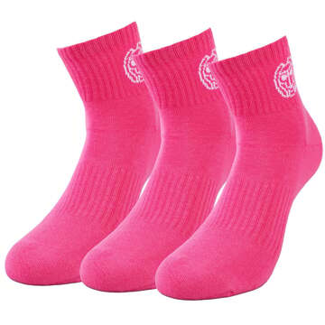 Bidi Badu Gila Ankle Tech Sportsokken Verpakking 3 Stuks-Pink,Wit - 47-50
