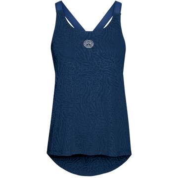 Bidi Badu Maila Bournout Tech Tanktop Dames donkerblauw - XS