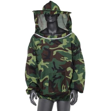 Bijenteelt Jacket Kiel Beschermende Protector Bijenteelt Hoed Mouw Ademend Apparatuur Tt-Best groen Camo
