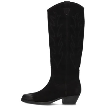 Billi Bi Zwarte Suède Cowboy Laarzen A7168 Billi Bi , Black , Dames - 38 Eu,40 Eu,39 EU