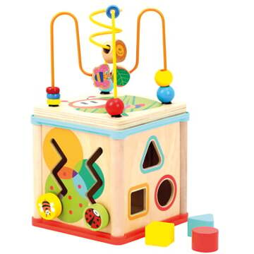 Bino Activiteitenkubus Junior 30 Cm Hout