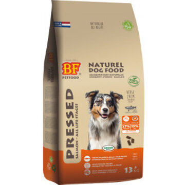 Biofood BF Petfood met zalm graanvrij geperst hondenvoer 2 x 13,5 kg