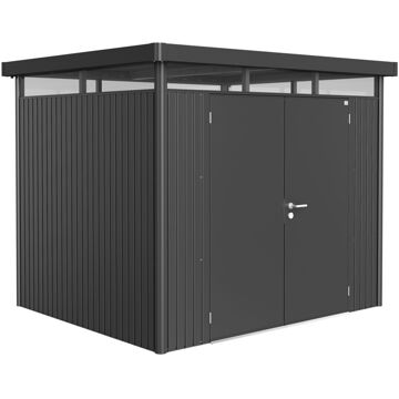 BIOHORT Highline H3 donkergrijs metallic 2 deurs - 275 x 235 x 222 cm