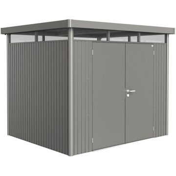 BIOHORT Highline H3 kwartsgrijs metallic 2 deurs - 275 x 235 x 222 cm