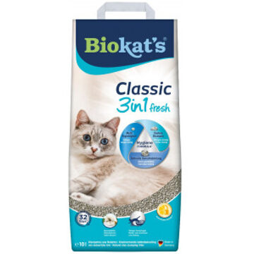 Biokat's Classic Fresh Katoenbloemen Geur - Kattenbakvulling -  10 l