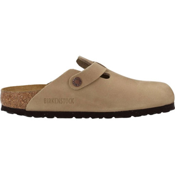 Birkenstock Boston Tabacco Brown narrow Fettleder Oiled Leather Unisex Pantoffels - Tabacco Brown - Maat 39