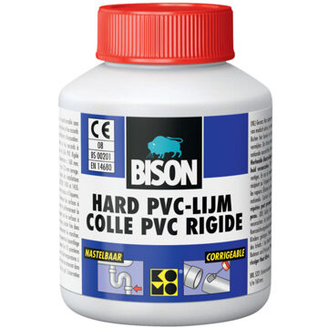 Bison hard PVC lijm 100 ml - Montagelijm