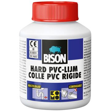 Bison hard PVC lijm 100 ml - Montagelijm