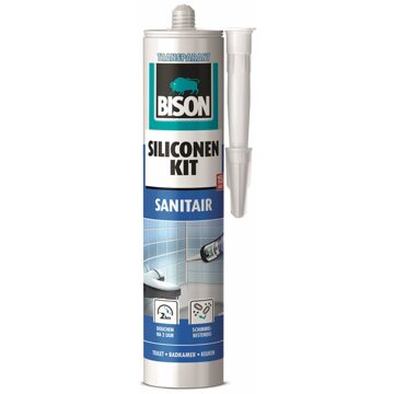 Bison Siliconenkit Sanitair Koker - Transparant - 310 ml