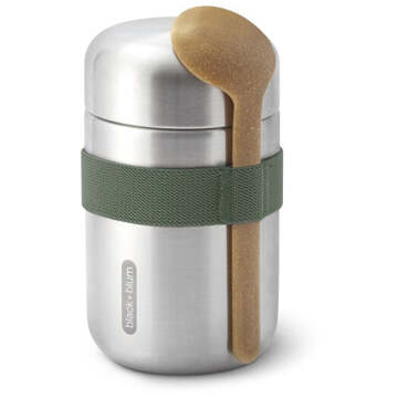 Black + blum food flask - olijf