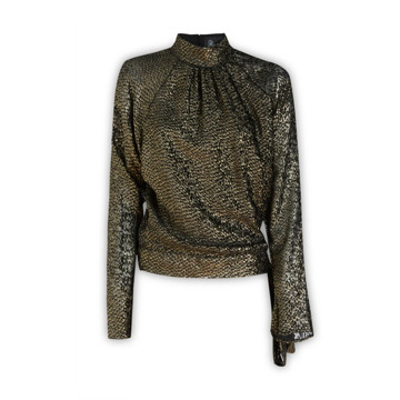 Blumarine Stijlvolle Damesblouses Collectie Blumarine , Brown , Dames - S,Xs,2Xs