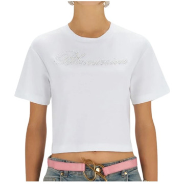 Blumarine Stijlvolle T-shirts en Polos Blumarine , White , Dames - M,Xs
