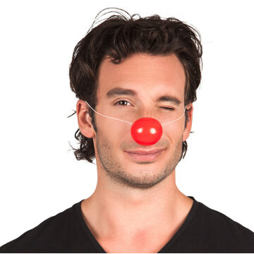 Boland Clowsneus - rood - kunststof - carnaval - verkleden - clown