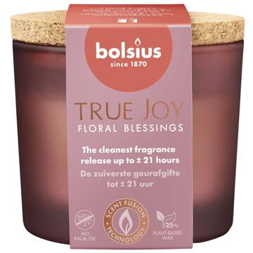 Bolsius Geurglas 66/83 Floral Blessings roze