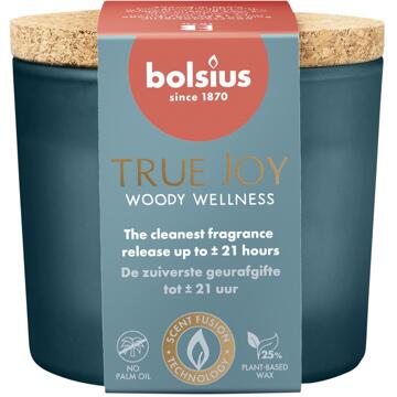 Bolsius Geurglas 66/83 Woody Wellness groen