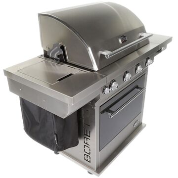 Boretti Barbecue Afval Hoes Antraciet Grijs