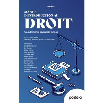 Borgerhoff & Lamberigts Manuel D'Introduction Au Droit - Jean-Marc Hausman