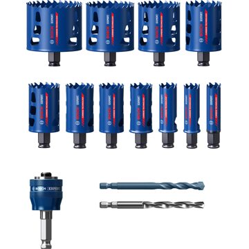 Bosch Professional Gatzaag ToughMaterial-Set, Ø 20-76mm, 14-delig Gatenzaag