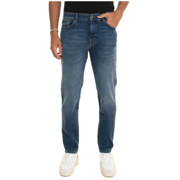 BOSS 5-pocket denim jeans met rechte pijp Boss , Blue , Heren - W34,W29,W33,W36,W30,W32,W38,W40