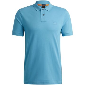 BOSS Passenger Polo Heren blauw - L