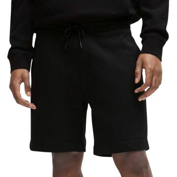 BOSS Stijlvolle zwarte shorts met vetersluiting en zakken Hugo Boss , Black , Heren - 2Xl,Xl,L,M,S