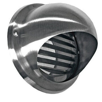 Boss & Wessing Bolrooster met schoepen - RVS - Ø150 mm