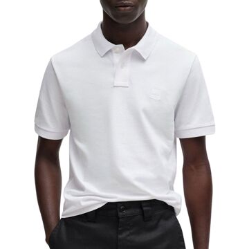 BOSS Wit poloshirt korte mouw Hugo Boss , White , Heren - 2Xl,Xl,L,M,3Xl,4Xl,5Xl