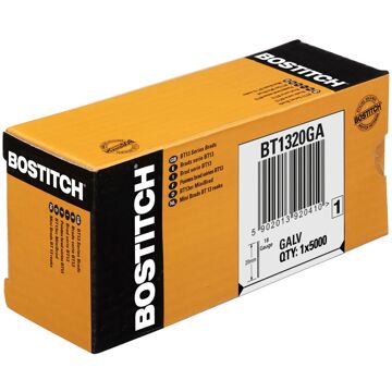 Bostitch Minibrads Gegalvaniseerd 20mm 18gauge - 5000 Stuks