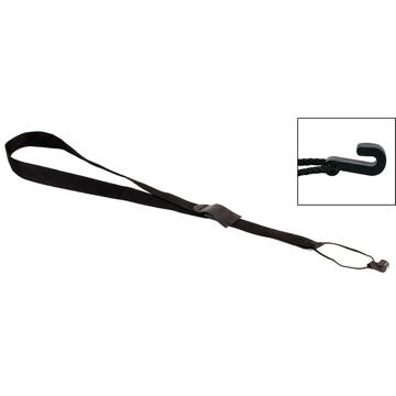 Boston SK-30-BK gitaarriem voor klassieke gitaar gitaarriem voor klassieke gitaar, met haak voor klankgat, 30 mm. breed, zwart