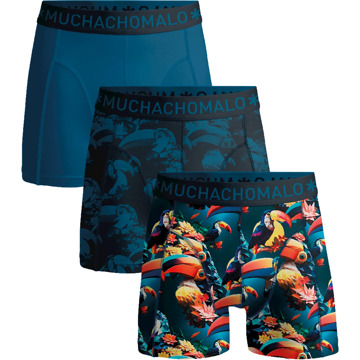 Boxershorts 3-Pack Toucan Blauw - M,XL