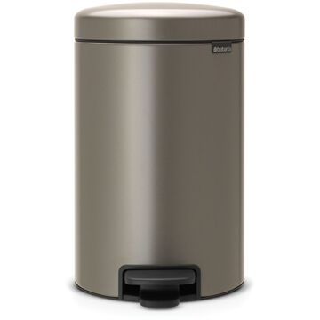 Brabantia NewIcon Pedaalemmer 12 Liter Grijs