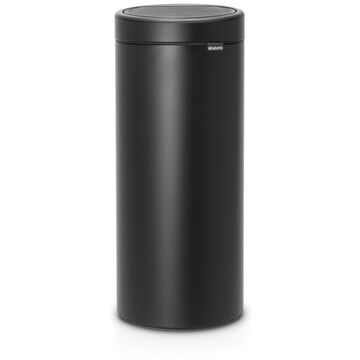 Brabantia Touch Bin Afvalemmer - 30 liter - Moonlight Black Zwart