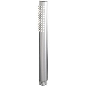 Brauer Badkraan Vrijstaand Brauer Brushed Carving met Staaf Handdouche Geborsteld RVS