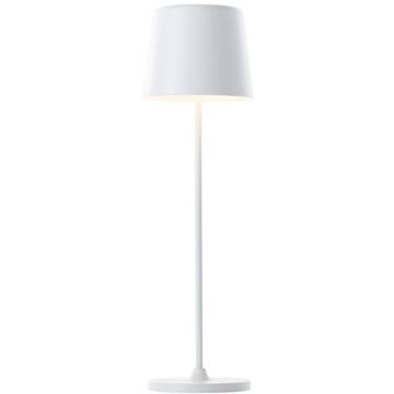 Brilliant Kaami Tafellamp - Ø 10 cm - Wit