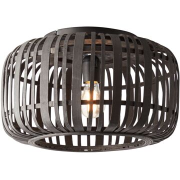 Brilliant Woodrow Plafondlamp - Ø 39,5 cm Zwart