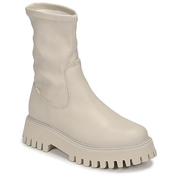 Bronx Groov-Y enkellaarsje van leer Ivoor - 41