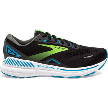 Brooks Adrenaline GTS 23 Breed Heren zwart/groen - 49 1/2