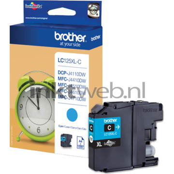Brother Inktcartridge Brother LC-125XLC blauw HC