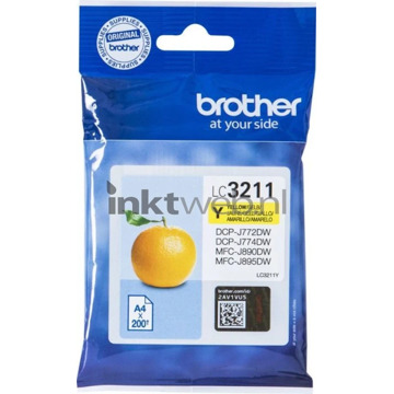 Brother LC-3211Y Inkt Geel