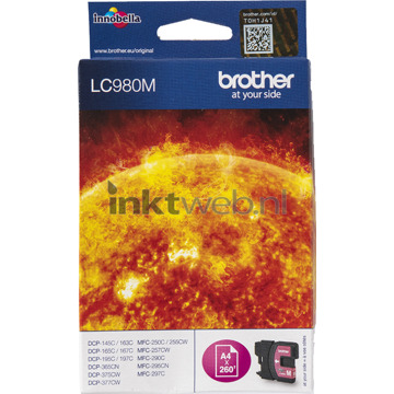 Brother LC-980M Inkt Paars