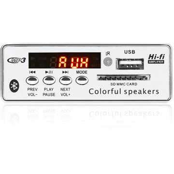 BT SD USB FM Aux Radio MP3 Player Integrated Car USB Bluetooth Hands-free MP3 Decoder Board Module Audio refitting