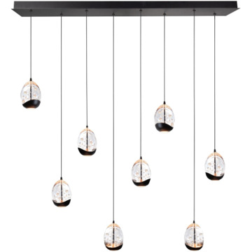 Buckley - kookeiland hanglamp - zwart