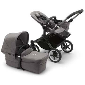 Bugaboo Donkey 5 Mono Kinderwagen 2 In 1 Core Graphite Grey Melange Grijs