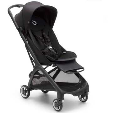 Bugaboo Kinderwagen Butterfly complete Black / Midnight Black Zwart