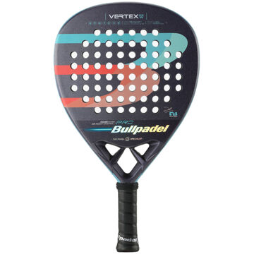 Bullpadel vertex 03 padelracket zwart/blauw heren - ONESIZE