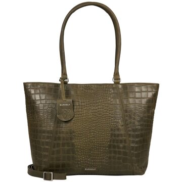 Burkely Cool Colbie Wide Tote 15,6" green Groen - H 32 x B 37 x D 16