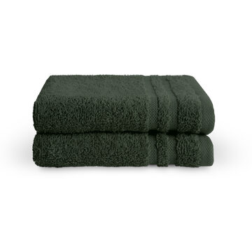 Byrklund Gastendoek Donker Groen 30x50 cm - 6 stuks