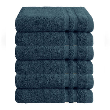 Byrklund Gastendoek Donkerblauw 30x50 cm - 6 stuks