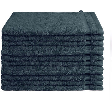 Byrklund Washand 16x21 cm 500gram Donkerblauw - 12 stuks