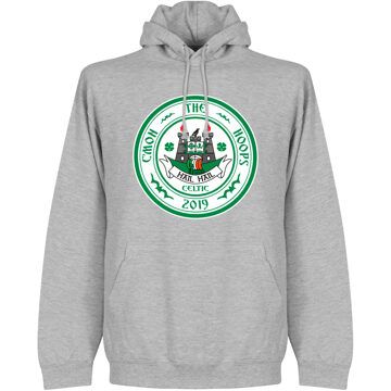 C'mon the Hoops Celtic Crest Hoodie - Grijs - L